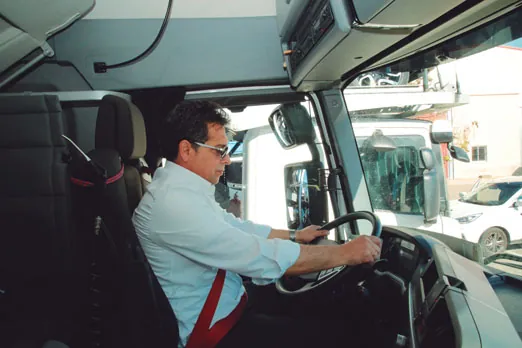 José Ramón Jano al volante
